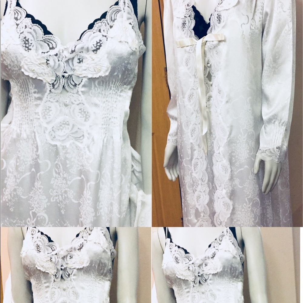 Vintage Lauren Alexandra Robe & Nightgown Set - Picture 5 of 8